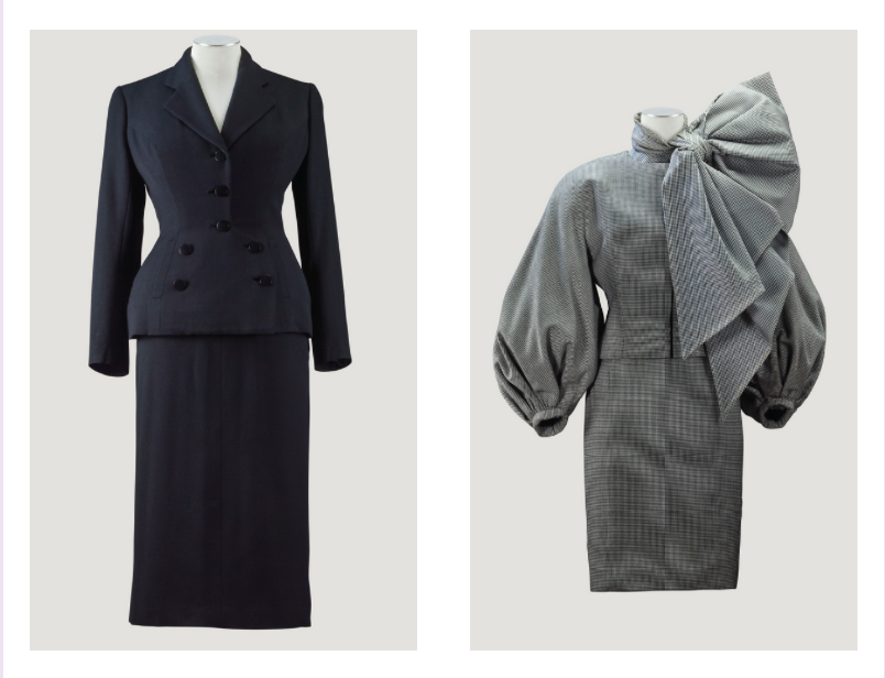 Balenciaga circa 1950 and Ferre for Dior, A/W 1989-90