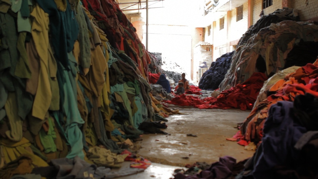 A rag factory in Panipat, India