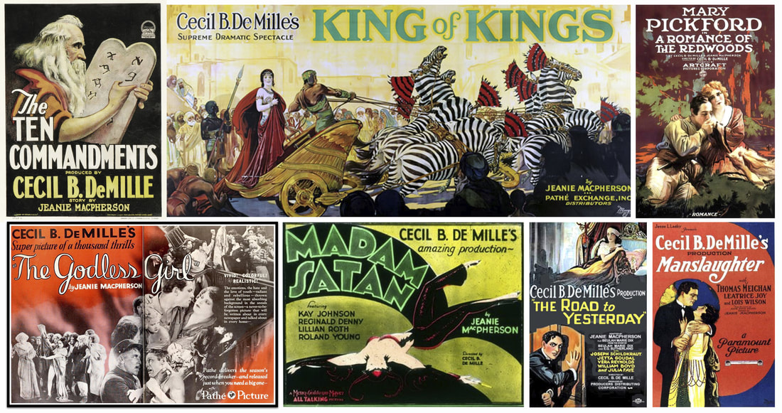 A sample of DeMille's films written by MacPherson